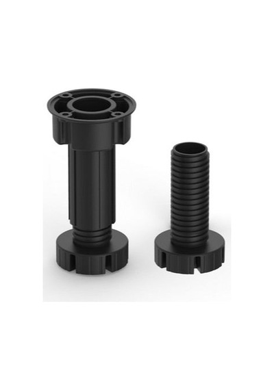 Ayarlı Beyaz Baza Ayağı Siyah 10/15 Cm 4 Adet Diğer