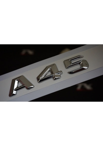 A45 Bagaj Krom Metal 3M 3D Yazı Logo