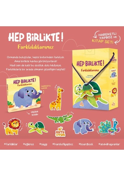 Bi Kutu Oyun Hep Birlikte - Farklılıklarımız Kitap Ve Oyun Seti