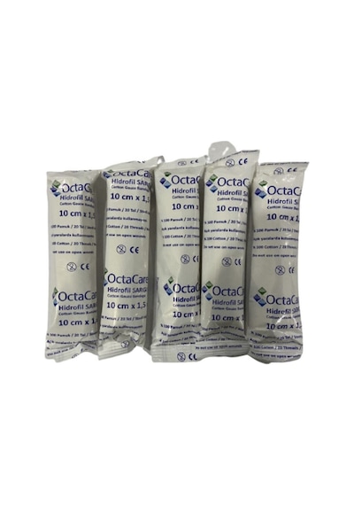 Octacare Hidrofil Sargı Bezi 10 CM x 1.5 M 10 Adet Octacare Hidrofil Sargı Bezi 10 CM x 1.5 M 10 Adet