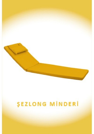 Dekosoy Şezlong Minderi Sarı