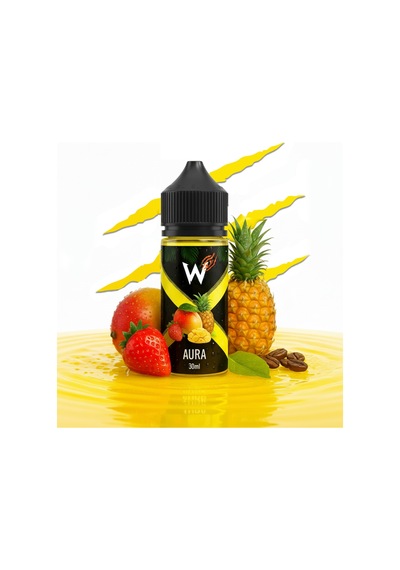 Aura - Premium Aroma 30ml - Mango, Ananas, Çilek - Likit Tatlandırıcı
