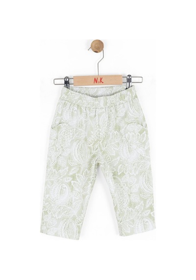 Nk Kids Kız Çocuk Sunflower Powder Pantolon Nk-51609 Yeşil