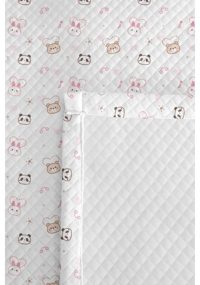 Evimde Bambaşka Pembe Panda Pastel Renkli Kız Çocuk Pike Takımı-sevimli Figürlü Bebek Odası Yatak Örtüsü-160x220 CM Evimde Bambaşka Pembe Panda Pastel Renkli Kız Çocuk Pike Takımı-sevimli Figürlü Bebek Odası Yatak Örtüsü-160x220 CM