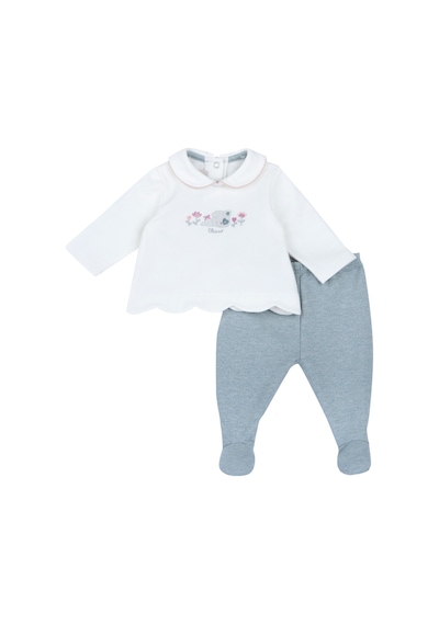 Chicco Takım / Bluz + Tek Alt 09075962000000 000030 Beyaz