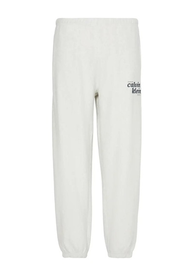 Calvin Klein Premıum Terry Graphı, P74 Beyaz Erkek Eşofman Altı