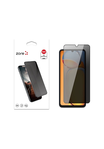 Zore Xiaomi Redmi 13c New 5d Privacy Temperli Ekran Koruyucu