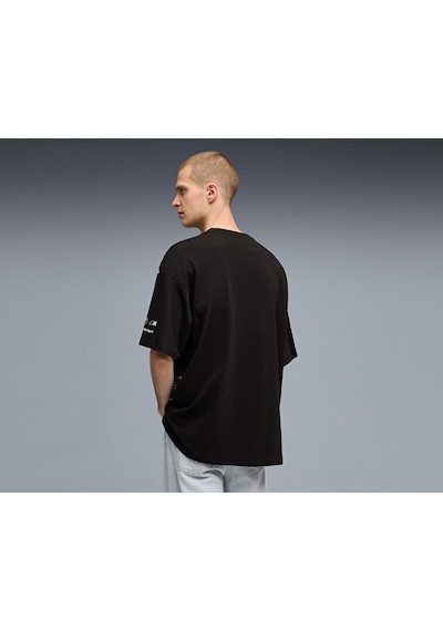 Puma Bmw Mms Lifestyle Tee Erkek Günlük Tişört 63480601 Siyah Siyah