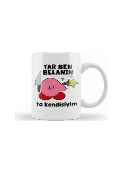 Belalı Civciv Yar Belanın Ta Kendisiyim Kupa Bardak Porselen No878 Karışık