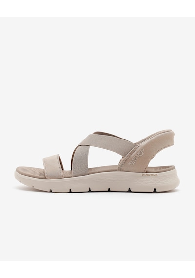 Skechers Go Walk Flex Sandal Kadın Bej Sandalet 141489 Tpe Bej