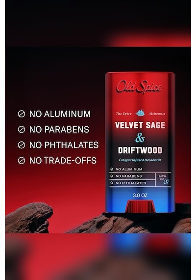 Old Spice Velvet Sage & Driftwood Alüminyumsuz Stick Deodorant 85gr