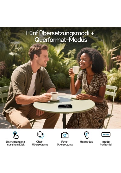 Fluentalk Timekettle T1 Çeviri Cihazı, 40 Dil İçin Fotoğraf Çevirmeni Ve Destek, Wifi Bağlantısı Olmadan Sesli Genel