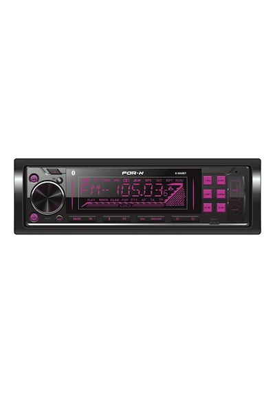 For-x X-604bt-bluetooth/aux /usb/fm-renk Değişme-3 Anfi Çıkışlı-telefon Şarz-2026 Model Oto Teyp
