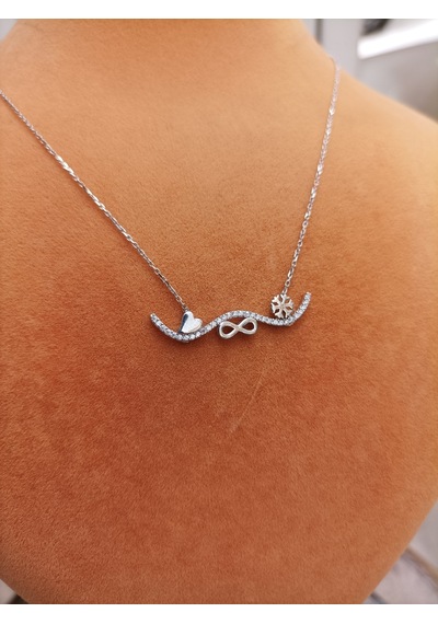 Firuze Gümüş Aşkın Romantik Halı Kalp Sonsuzluk Kar Tanesi Modeli
