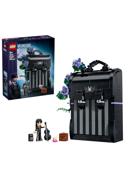 LEGO® Wednesday Sırt Çantası 76787 - 9 Yaş ve Üzeri Çocuklar için Mini Bebek Figürü İçeren Yaratıcı Oyuncak Yapım Seti (401 Parça)