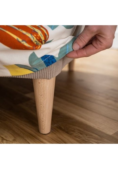 Ikea Strandmon Tabure Kılıfı, Stigsbo Çok Renkli-bej