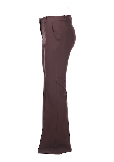 Ekol Kadın Minimalist Yüksek Bel Midi Çan Pantolon - Günlük & İş Kahve