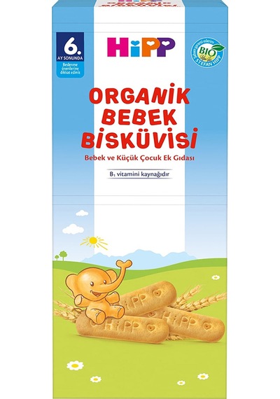 Hipp Organik Bebek Bisküvisi 180 G