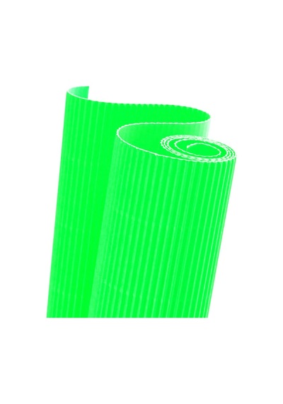 Oluklu Karton 50X70Cm Neon Yeşil