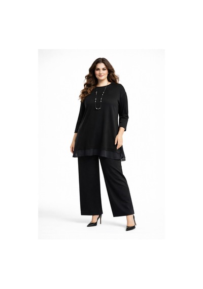 Baglan Kadın Bluz Pantolon Takım Bgl-st05426 Siyah