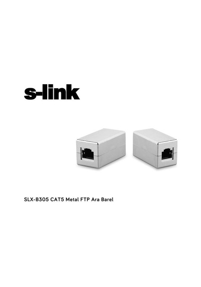 S-Link Slx-B305 Cat5 Metal Ftp Ara Barel Ethernet Ara Adaptör