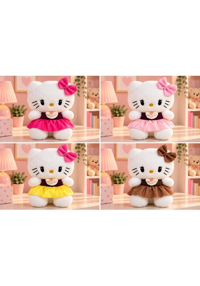Hello Kitty 30 Cm Peluş Oyuncak Açık Kahverengi