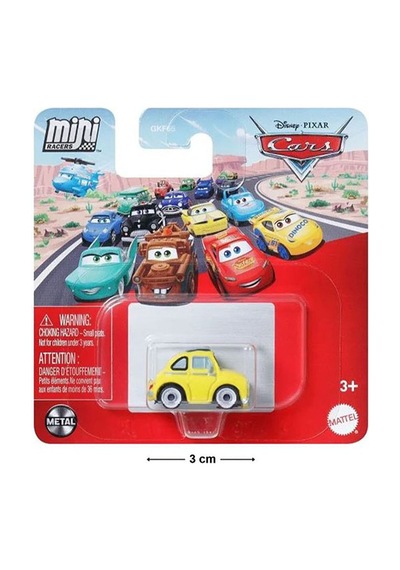 Disney Pixar Cars - Mini Racers - Luigi Sarı