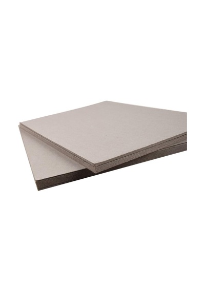 Ewtshop 20 Yaprak Gri Karton Dın A4, Kalınlık 1 Mm, 615 G/m², Ciltleme Kartonu, Takvim, Model Kartonu, El İşi Kart