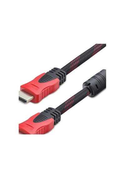 Hdmi Kablo 15 M - Siyah Kırmızı Hdx2022 Evimdeyokyok