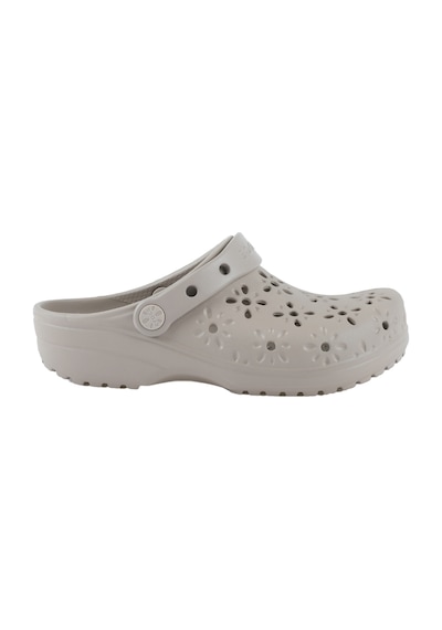 Crocs Classic Floral Kadın Kahverengi Terlik 210927-214 Krem