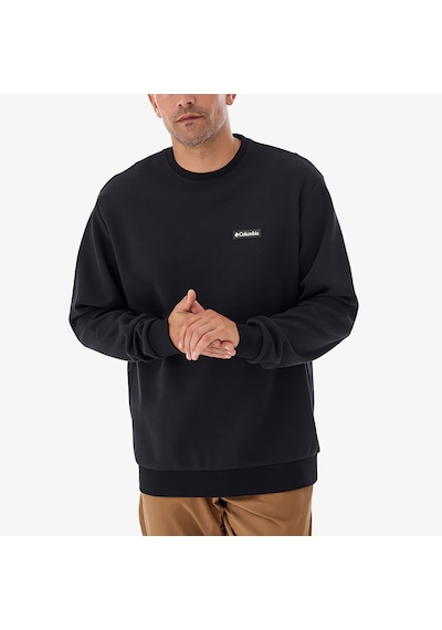 Columbia Cs0382 Csc Gem Label Crewneck Erkek Siyah Sweatshirt Düz Cs0382010