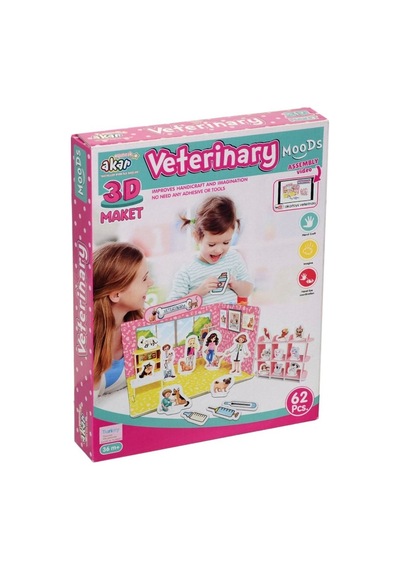 Veteriner Maket 3 Boyutlu  Puzzle