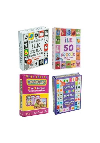 Diytoy Eğitici Zeka Kartları 4'lü Set