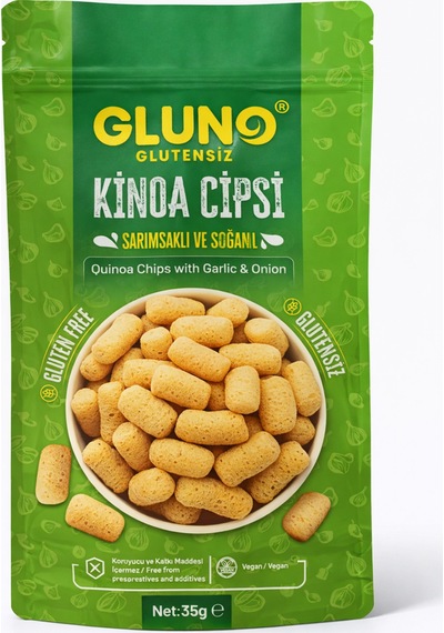 Kinoa Cipsi Sarımsak Ve Soğanlı 35g X 3 Adet