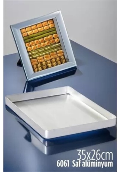 Modacar Baklava Tepsisi Alüminyum 35x26 Cm