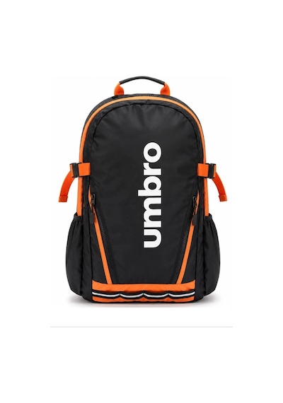 Umbro Cleo Backpack Siyah/turuncu Su İtici, Reflektörlü Spor Sırt Çantası, Okul Çantası - Tt0044