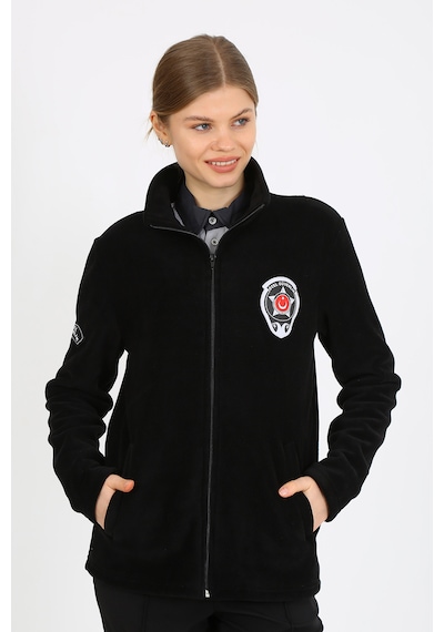 Özel Güvenlik Nakışlı Polar Mont Unisex Kalıptır Siyah