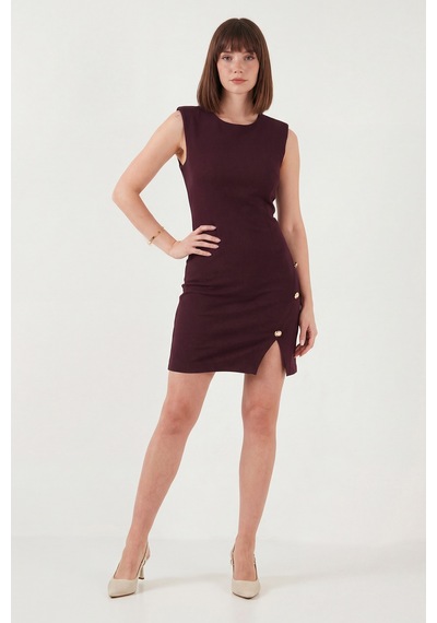 Lela Bayan Elbise 6525717 Bordo