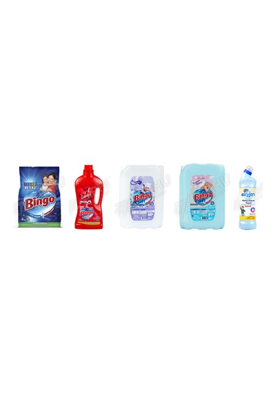 Bingo Tüm Renkler Deterjan 6 Kg+ Yüzey Tem. Fresh 2.5 Lt + Yumuşatıcı Soft 5 L+ Yumuşatıcı Soft 5 L+ Oksijen 750 Ml 5'li Set Diğer