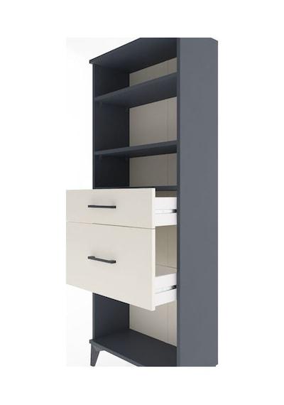 Arges Dolap 3 Raflı 2 Çekmeceli 60x30x163 Antrasit-aytaşı Antrasit Arges Dolap 3 Raflı 2 Çekmeceli 60x30x163 Antrasit-aytaşı Antrasit