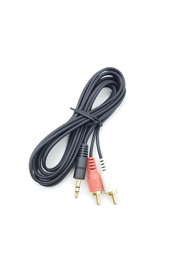 1.5 Metre 3.5mm Erkek Jack AV 2 RCA Erkek Uzatma Kablosu IronStar