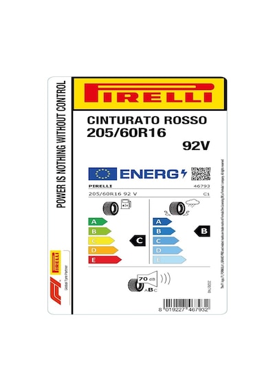 Pirelli 205/60R16 92V Cinturato Rosso Yaz Lastiği 2025