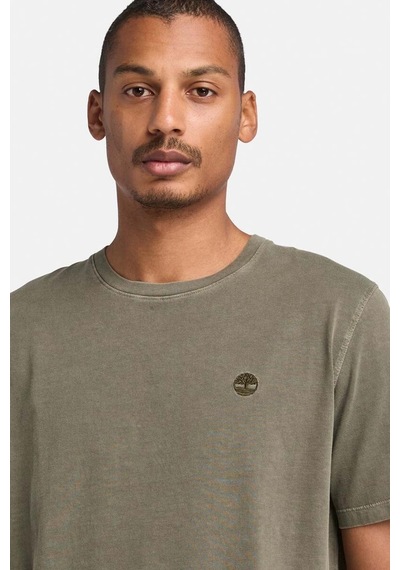 Timberland Dunstan Rıver Garment Dye Yeşil Erkek Kısa Kol T-shirt-15420