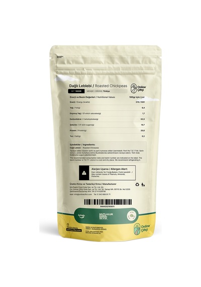 Online Çiftçi Dağlı Sarı Leblebi 100 G