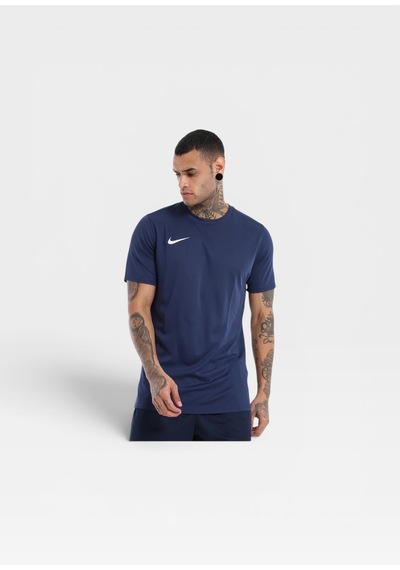 Nike Dri-fıt Park Vıı Bv6708-010 Erkek Futbol Forması Siyah Antrenman Tişörtü Lacivert