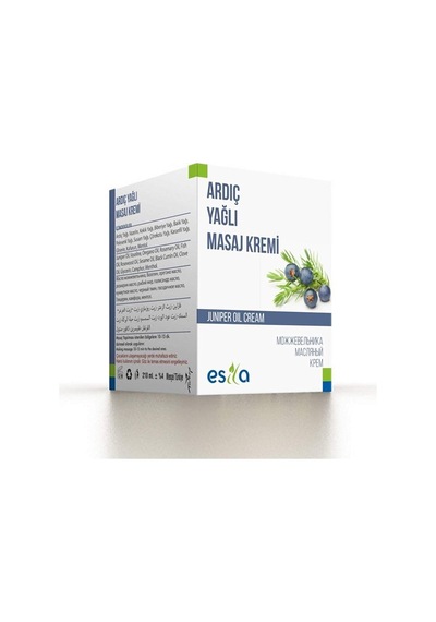 Organik Yağ Ardıç Yağlı Masaj Kremi 210 ml