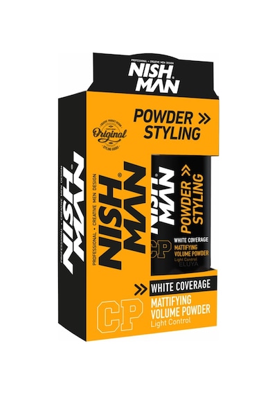 Nish Man Powder Styling White Coverage & Beyaz Kapatıcı Pudra Saç Şekillendirici 20 G