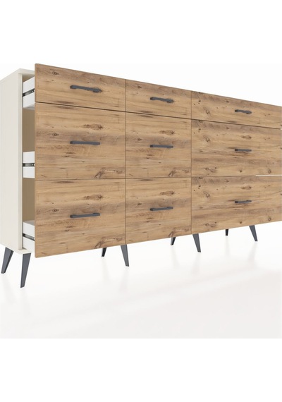 Arges Konsol 9 Çekmeceli 176x30x99 Aytaşı-aytaşı/çam Aytası/atlas Çam - Aytası Arges Konsol 9 Çekmeceli 176x30x99 Aytaşı-aytaşı/çam Aytası/atlas Çam - Aytası