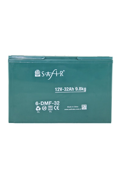 Safir Jel Akü 12 V - 32 Ah 9.8kg - 4'lü Set