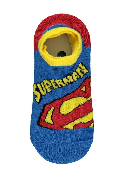 Superman Erkek Çocuk 2'li Babet Çorap 2-12 Yaş Standart